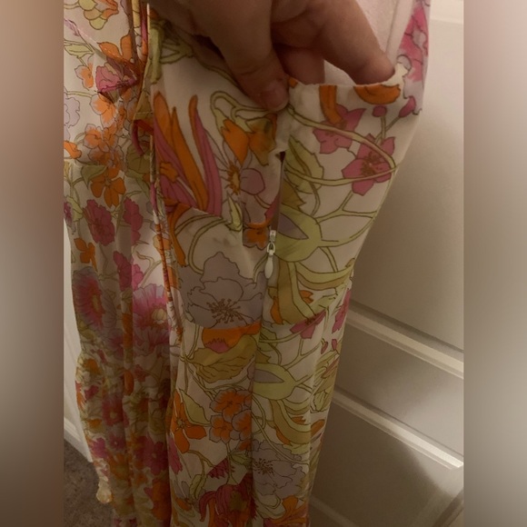 A11- 2x forever 21 chiffon dress high low - Picture 7 of 10